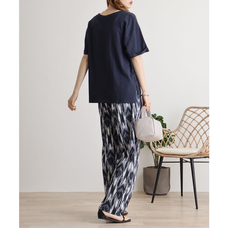 オーバーサイズVネックTee | atONE | 詳細画像10 