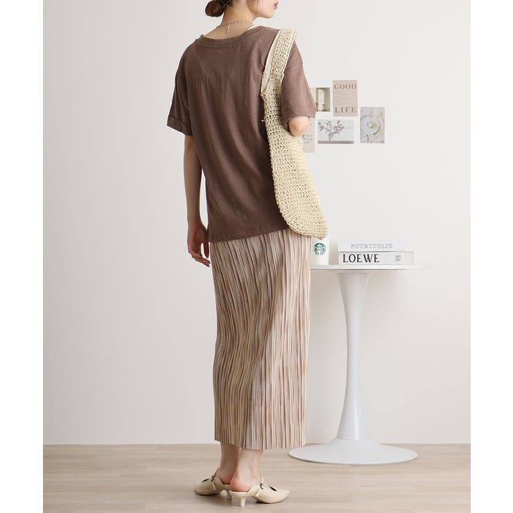 オーバーサイズVネックTee | atONE | 詳細画像20 