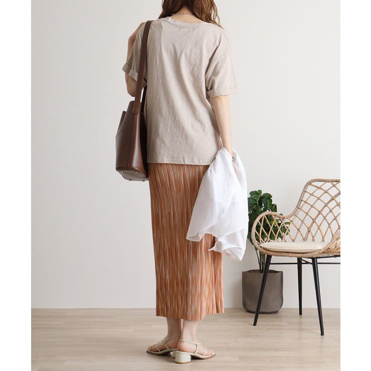 オーバーサイズVネックTee | atONE | 詳細画像25 