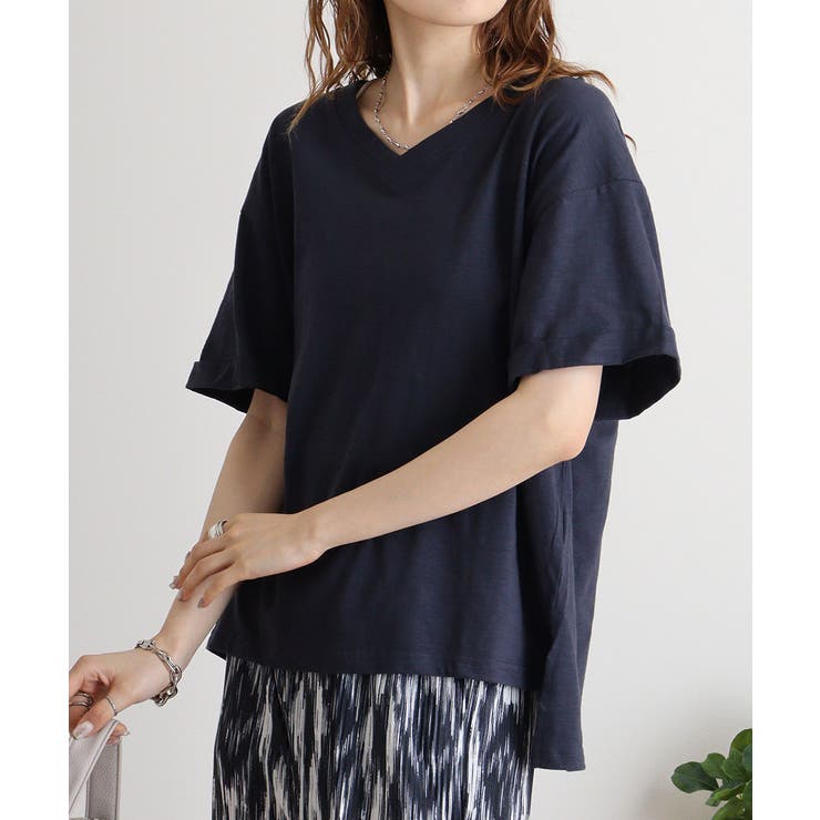 オーバーサイズVネックTee | atONE | 詳細画像7 