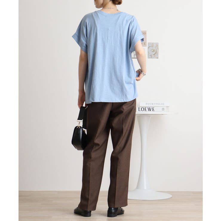 オーバーサイズポケット付きVネックTee | atONE | 詳細画像55 