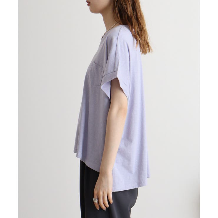 オーバーサイズポケット付きVネックTee | atONE | 詳細画像63 