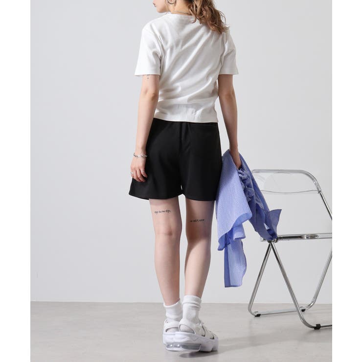 ミニ裏毛ワンポイントプリントショートパンツ | atONE | 詳細画像5 