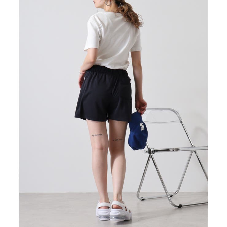 ミニ裏毛サイドロゴショートパンツ | atONE | 詳細画像10 