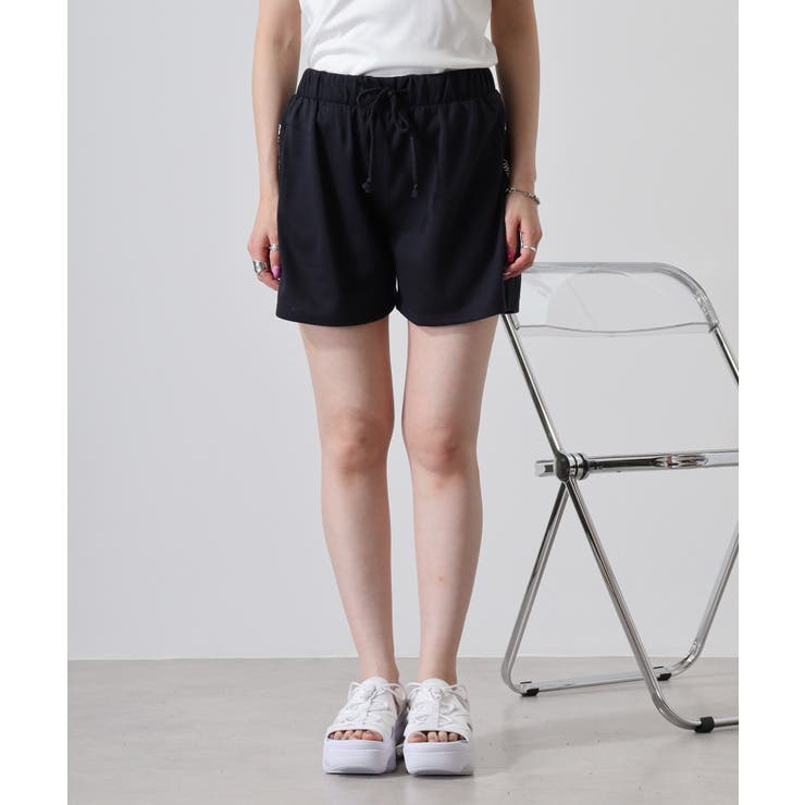 ミニ裏毛サイドロゴショートパンツ | atONE | 詳細画像11 