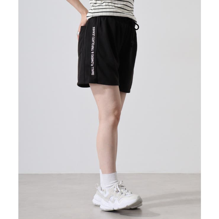 ミニ裏毛サイドロゴショートパンツ | atONE | 詳細画像2 