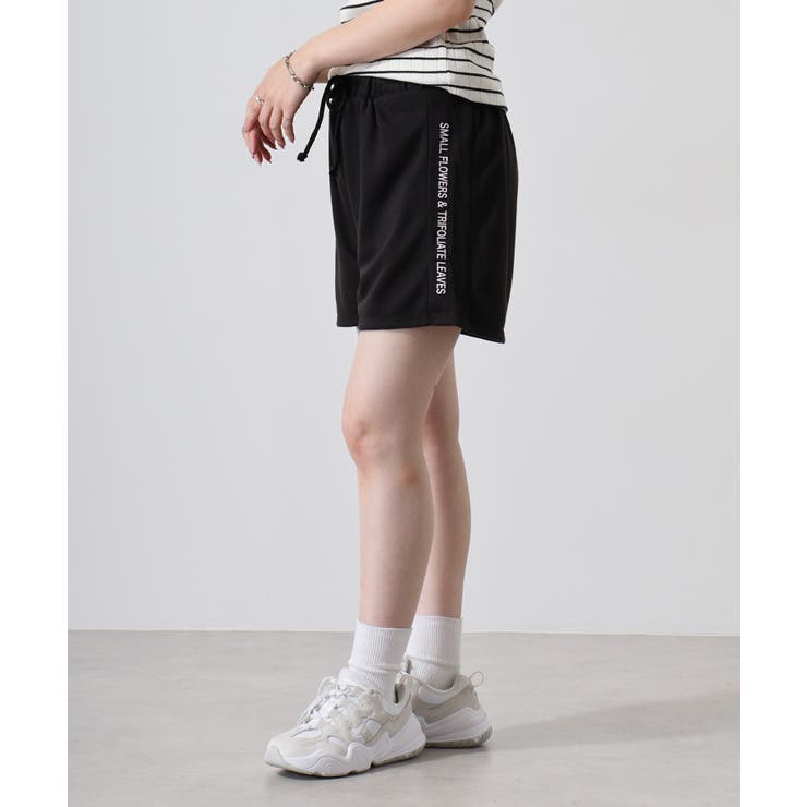 ミニ裏毛サイドロゴショートパンツ | atONE | 詳細画像3 