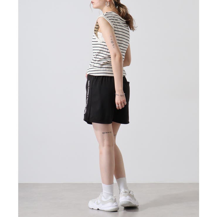 ミニ裏毛サイドロゴショートパンツ | atONE | 詳細画像5 