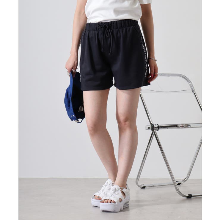 ミニ裏毛サイドロゴショートパンツ | atONE | 詳細画像6 