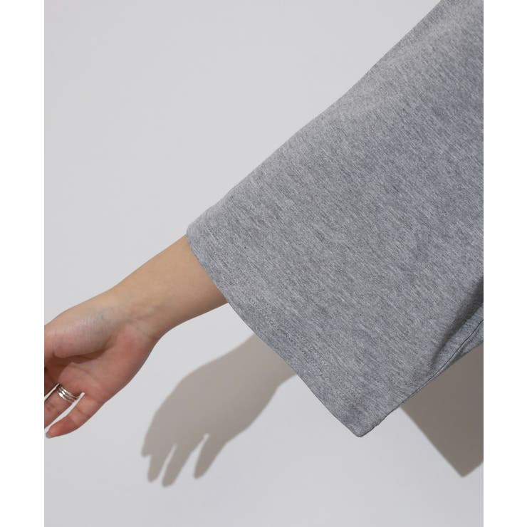 裾前後ロゴプリントウルトラBIGサイズTシャツ | atONE | 詳細画像24 