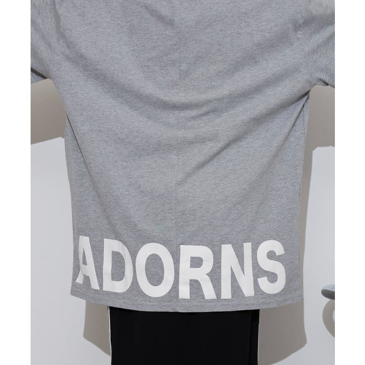 裾前後ロゴプリントウルトラBIGサイズTシャツ | atONE | 詳細画像25 