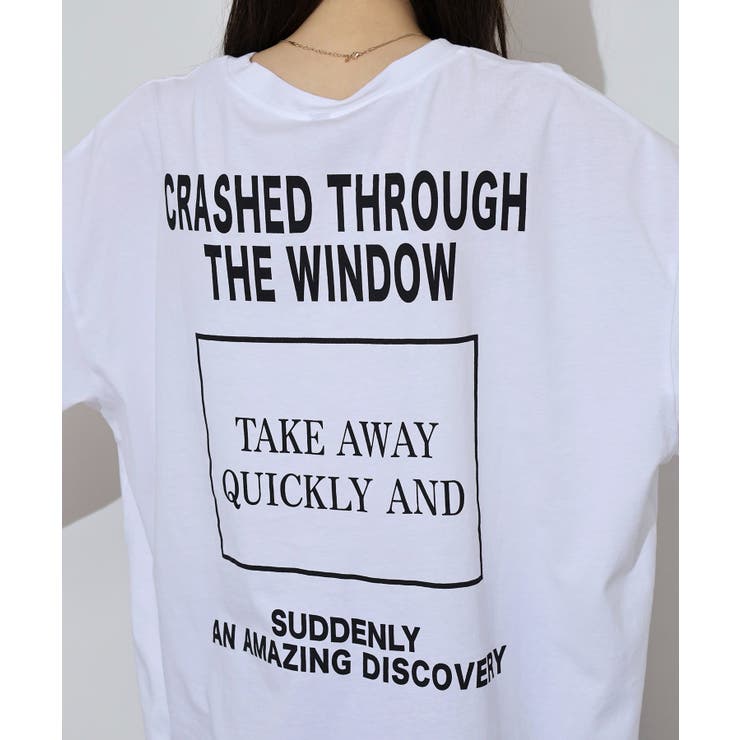 前後ロゴプリントウルトラBIGサイズTシャツ | atONE | 詳細画像24 