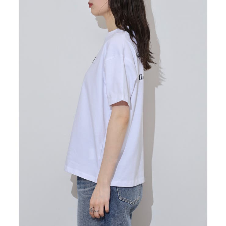 胸元刺繍ロゴBACKロゴプリントヘビーウェイトTシャツ | atONE | 詳細画像14 