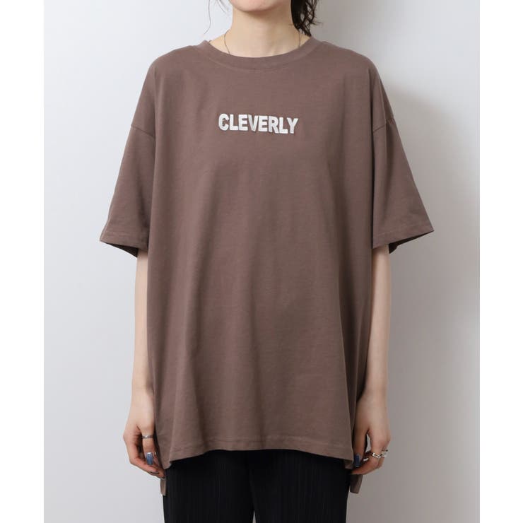 刺繍ロゴ＋バックプリントビッグシルエットTシャツ | atONE | 詳細画像17 