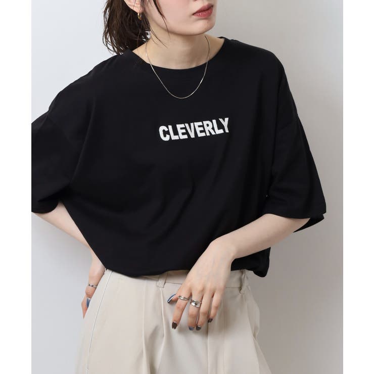 刺繍ロゴ＋バックプリントビッグシルエットTシャツ | atONE | 詳細画像2 