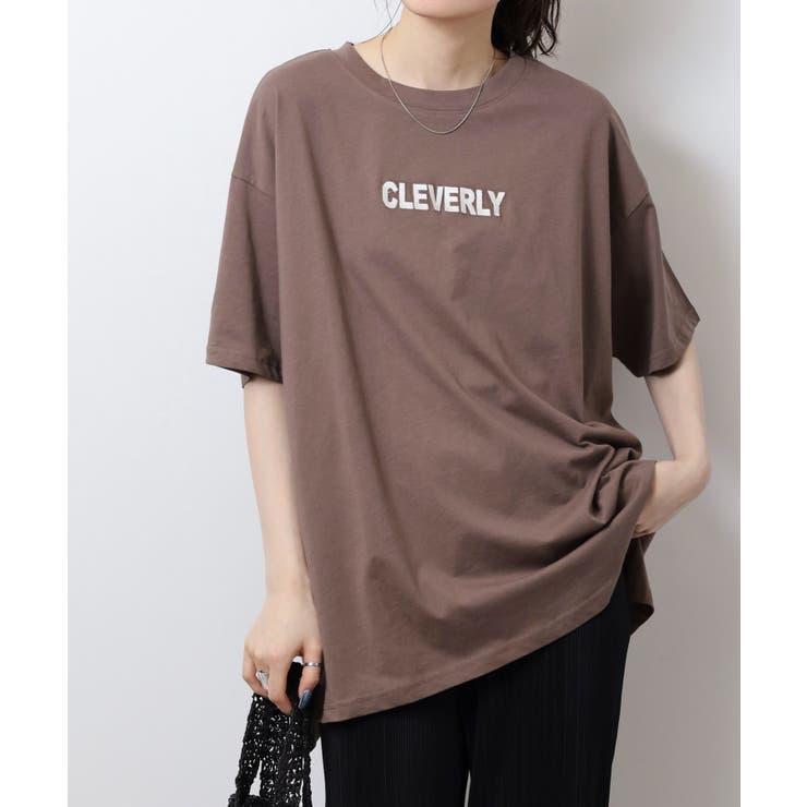 刺繍ロゴ＋バックプリントビッグシルエットTシャツ | atONE | 詳細画像6 