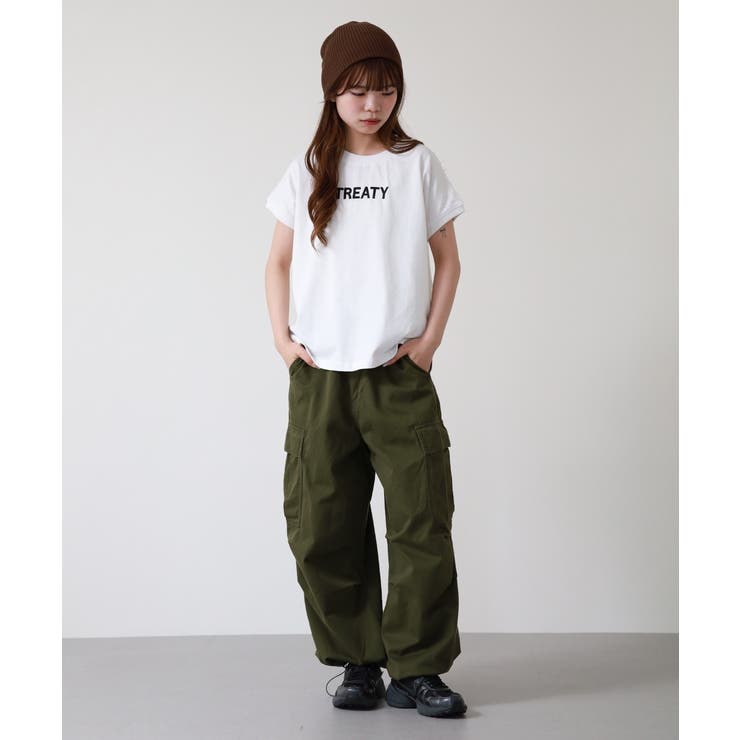 ロゴ刺繍ヘビーウェイトTシャツ | atONE | 詳細画像13 