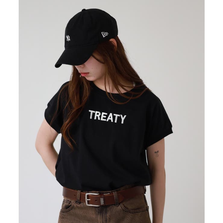 ロゴ刺繍ヘビーウェイトTシャツ | atONE | 詳細画像2 