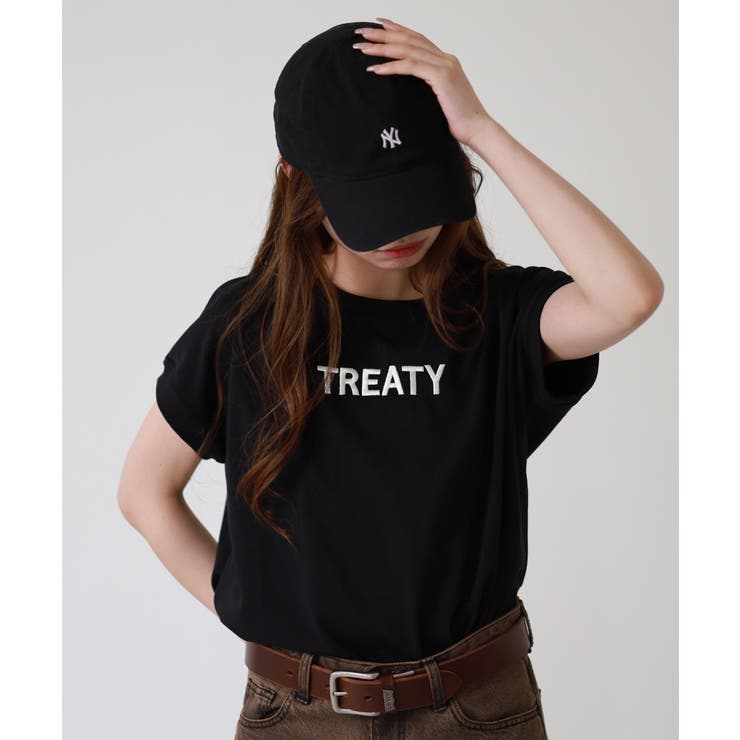 ロゴ刺繍ヘビーウェイトTシャツ | atONE | 詳細画像3 