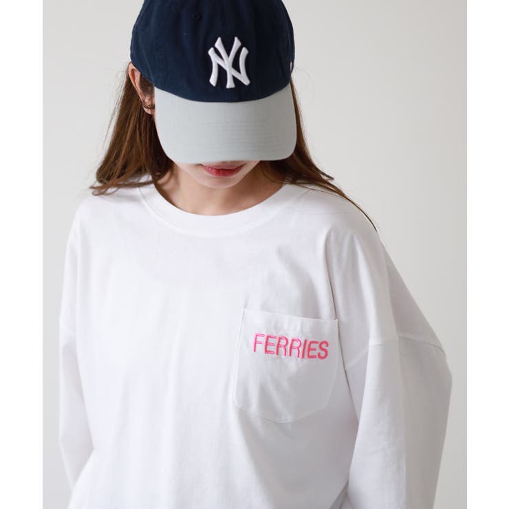 ロゴ刺繍バックロゴプリントオーバーサイズTシャツ | atONE | 詳細画像10 