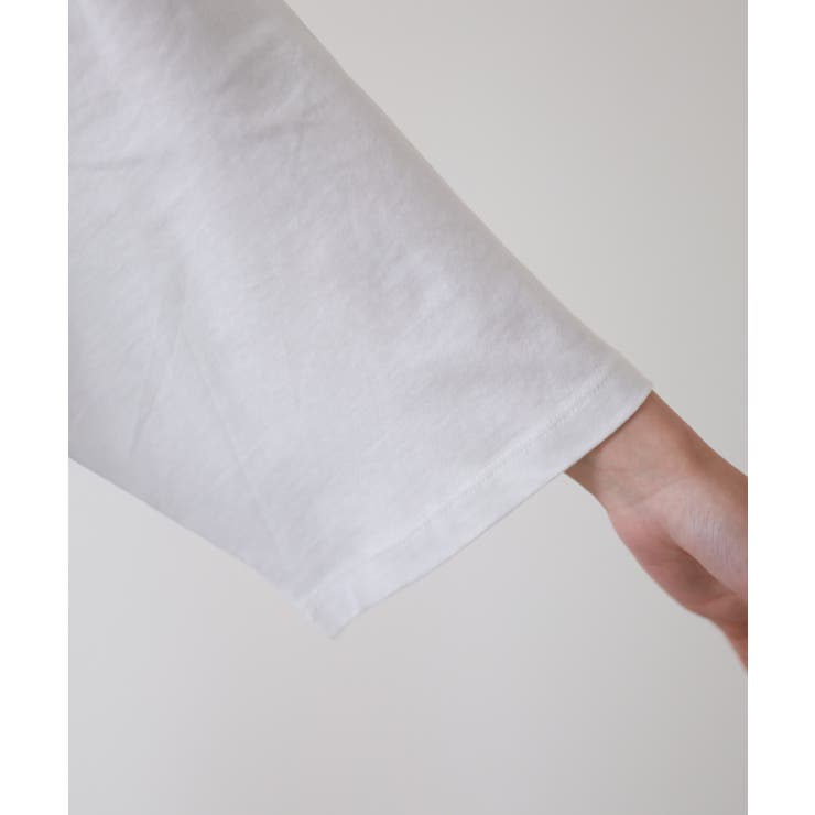 ロゴ刺繍バックロゴプリントオーバーサイズTシャツ | atONE | 詳細画像23 