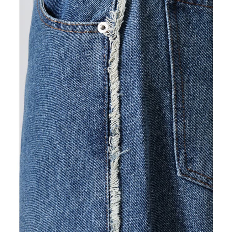 デニムサイドフリンジカーブパンツ | atONE | 詳細画像23 