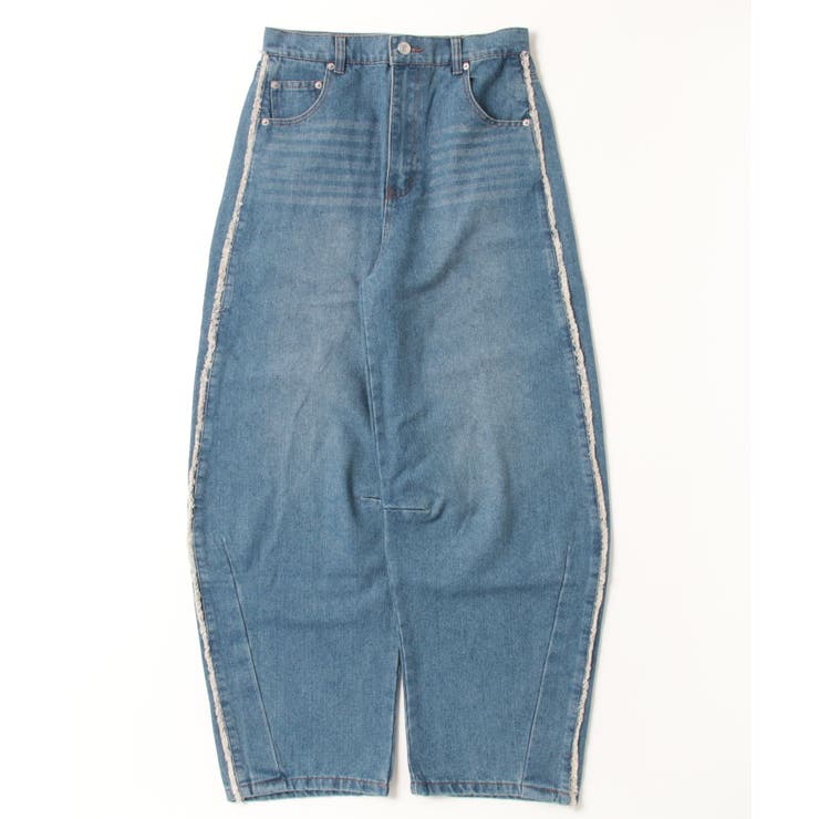 デニムサイドフリンジカーブパンツ | atONE | 詳細画像27 