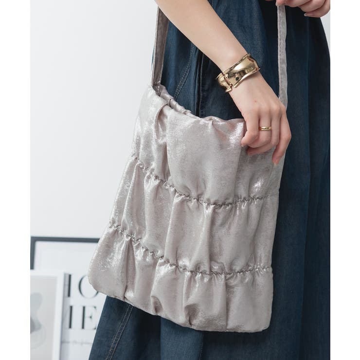 きらきらラメシャーリングショルダーバッグ | atONE | 詳細画像4 