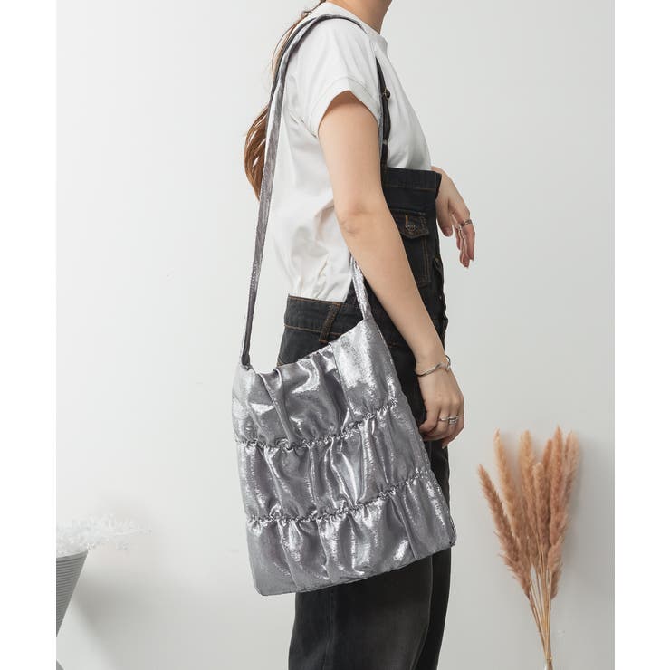 きらきらラメシャーリングショルダーバッグ | atONE | 詳細画像6 