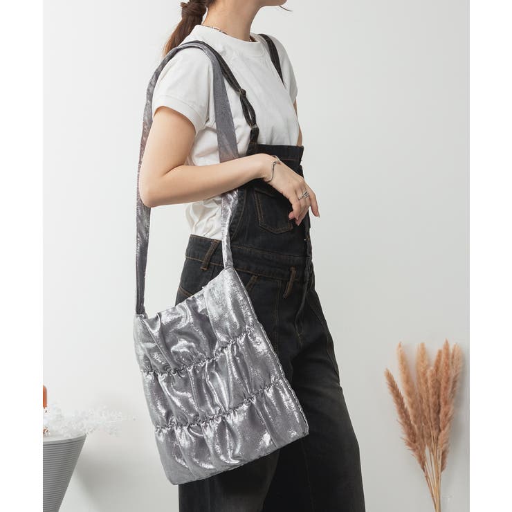 きらきらラメシャーリングショルダーバッグ | atONE | 詳細画像7 