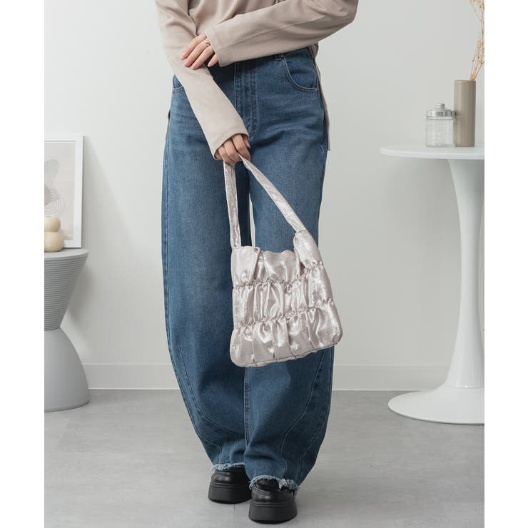 きらきらラメシャーリングミニトートバッグ | atONE | 詳細画像8 