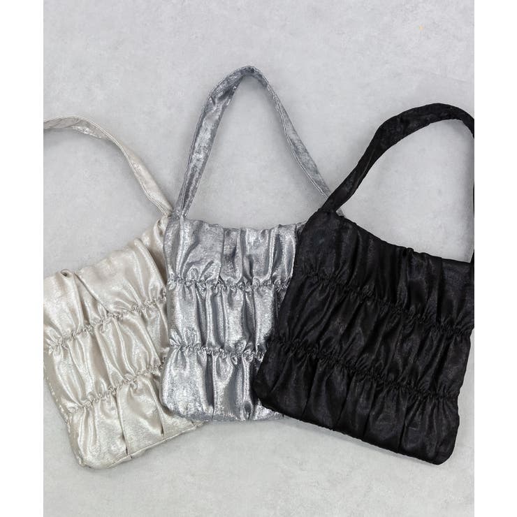 きらきらラメシャーリングミニトートバッグ | atONE | 詳細画像2 