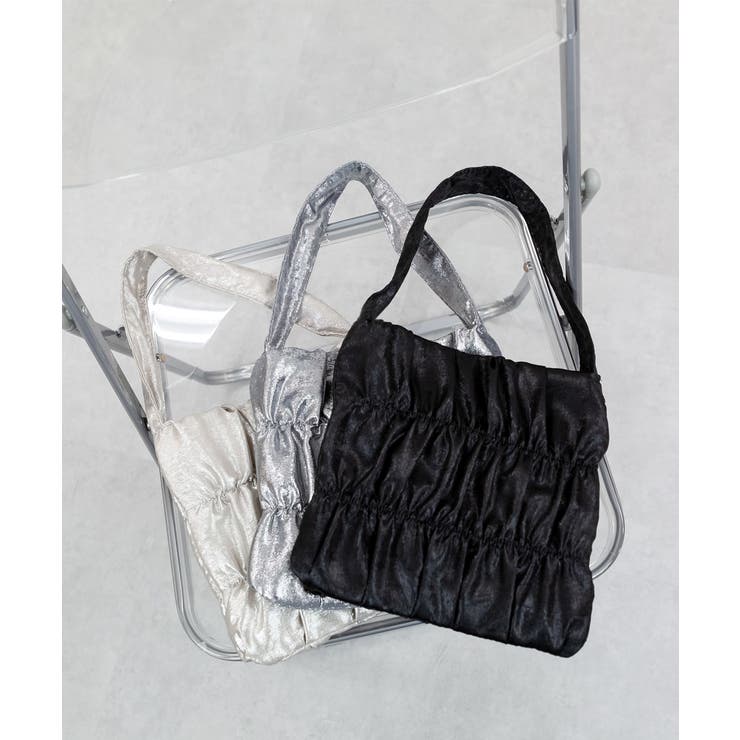 きらきらラメシャーリングミニトートバッグ | atONE | 詳細画像3 