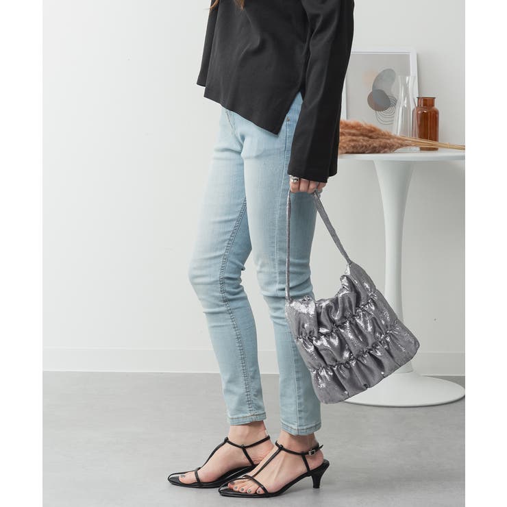 きらきらラメシャーリングミニトートバッグ | atONE | 詳細画像4 