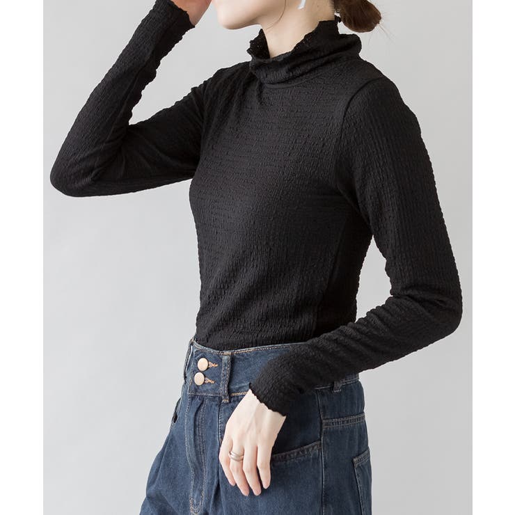 カットシャーリングメロークルーネックT | atONE | 詳細画像9 