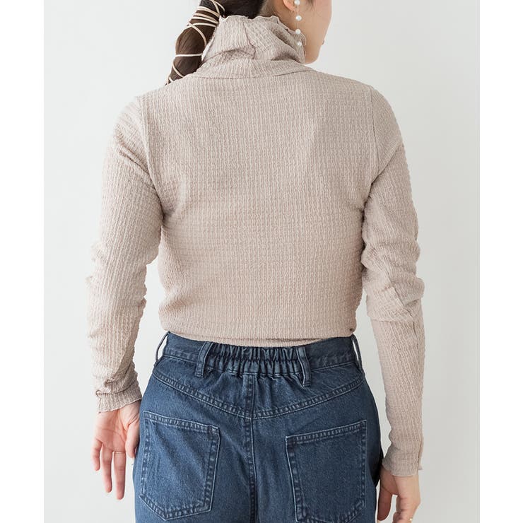 カットシャーリングメロークルーネックT | atONE | 詳細画像24 