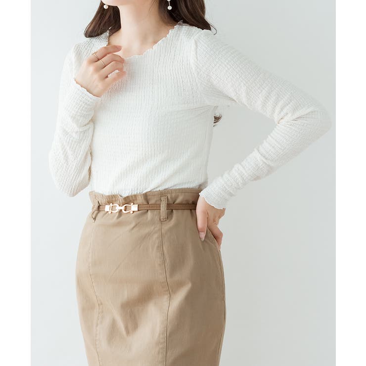 カットシャーリングメロークルーネックT | atONE | 詳細画像29 