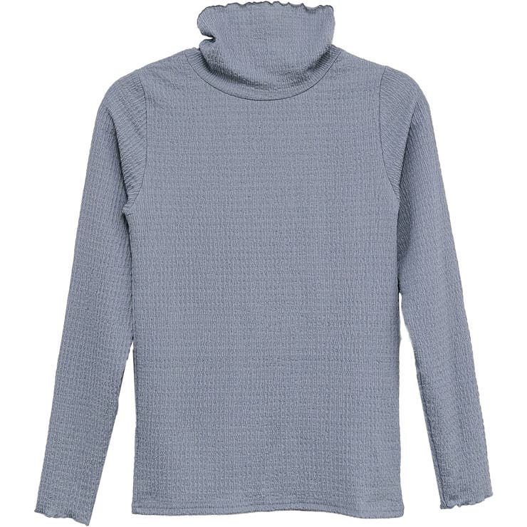 ブルー02 | カットシャーリングメロークルーネックT | atONE