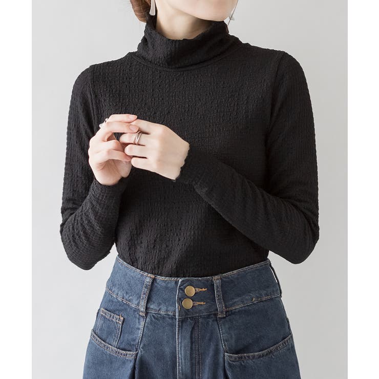 カットシャーリングメロークルーネックT | atONE | 詳細画像8 