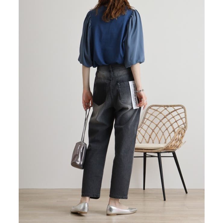 袖口ボリューム布帛切替プルオーバー | atONE | 詳細画像20 