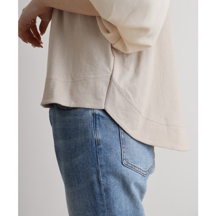 袖口ボリューム布帛切替プルオーバー | atONE | 詳細画像33 