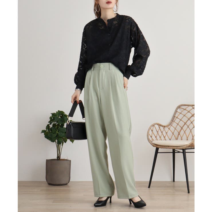 シアージャガードスタンドカラーブラウス | atONE | 詳細画像8 