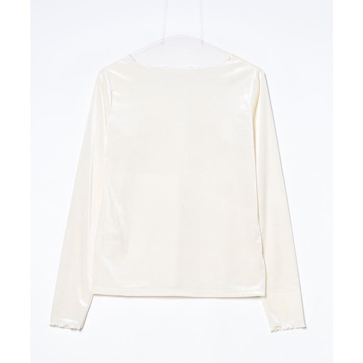 カットベロアメロークルーネックロンT | atONE | 詳細画像23 