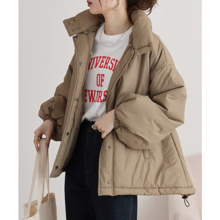 ハイネック衿取り外し2wayブルゾン | atONE | 詳細画像6 