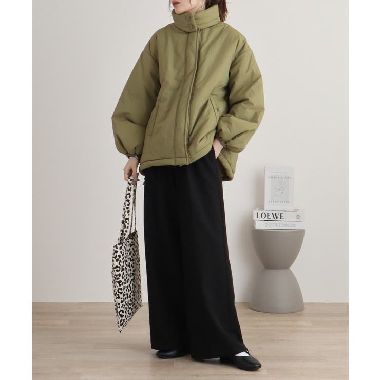 ハイネック衿取り外し2wayブルゾン | atONE | 詳細画像12 