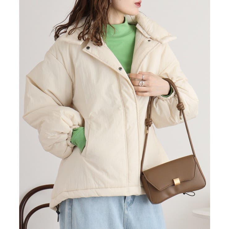 ハイネック衿取り外し2wayブルゾン | atONE | 詳細画像14 