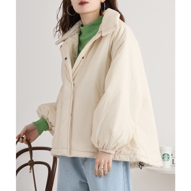 ハイネック衿取り外し2wayブルゾン | atONE | 詳細画像15 