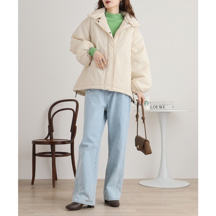 ハイネック衿取り外し2wayブルゾン | atONE | 詳細画像16 