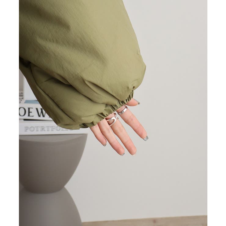 ハイネック衿取り外し2wayブルゾン | atONE | 詳細画像21 