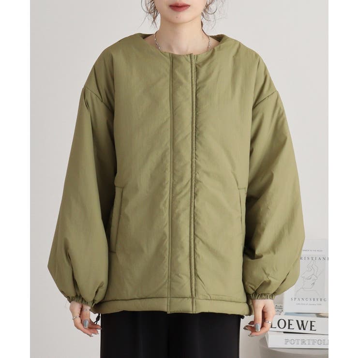 ハイネック衿取り外し2wayブルゾン | atONE | 詳細画像26 